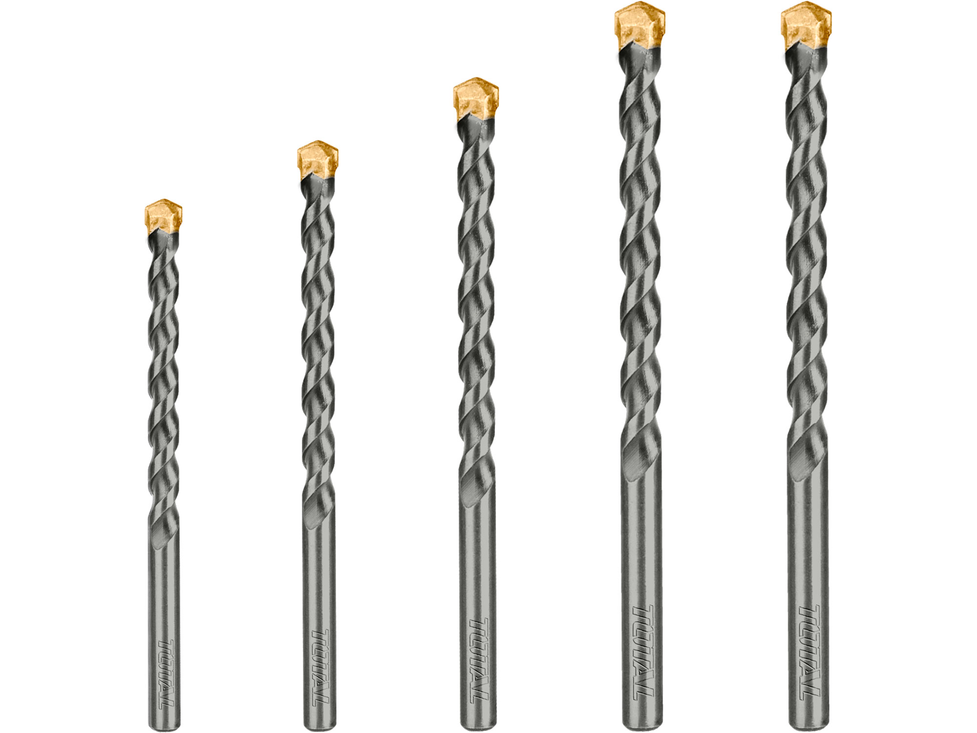 Conjunto de brocas para betão 5 pcs Conjunto de brocas para betão 5 pcs