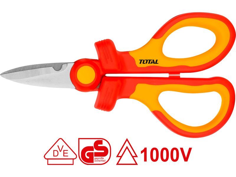 Tesoura de eletricista, comprimento 160 mm, industrial Tesoura de eletricista, comprimento 160 mm, industrial