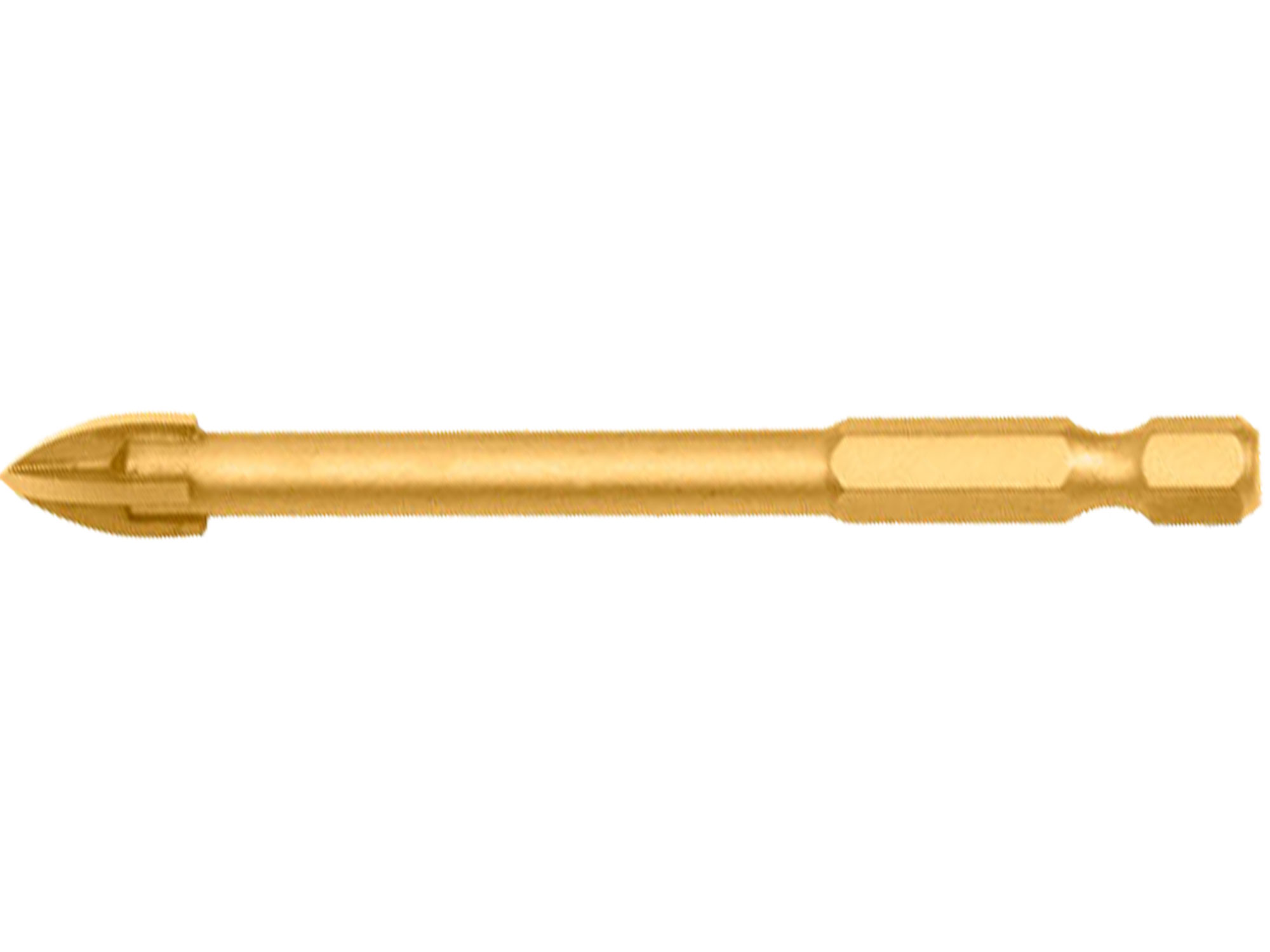 Broca para vidro e cerâmica, cabeça de titânio, 10x85mm, indústria Broca para vidro e cerâmica, cabeça de titânio, 10x85mm, indústria