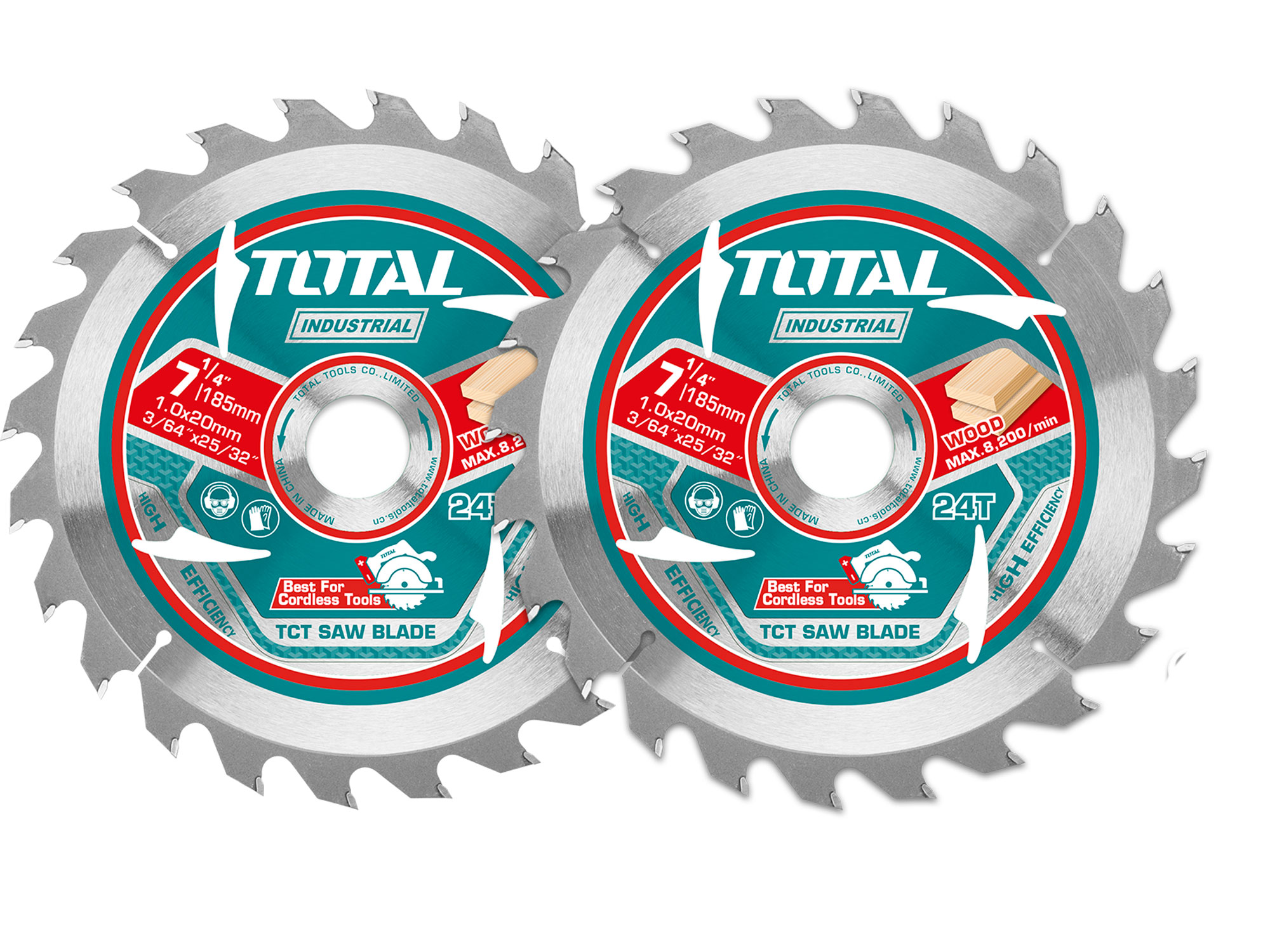 Lâmina de serra ultrafina, TCT, 185 mm, conjunto de 2, industrial Lâmina de serra ultrafina, TCT, 185 mm, conjunto de 2, industrial