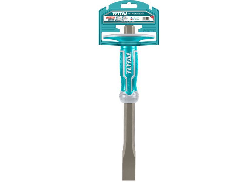 Cinzel plano com proteção de plástico, 305 mm, 40 Cr Cinzel plano com proteção de plástico, 305 mm, 40 Cr