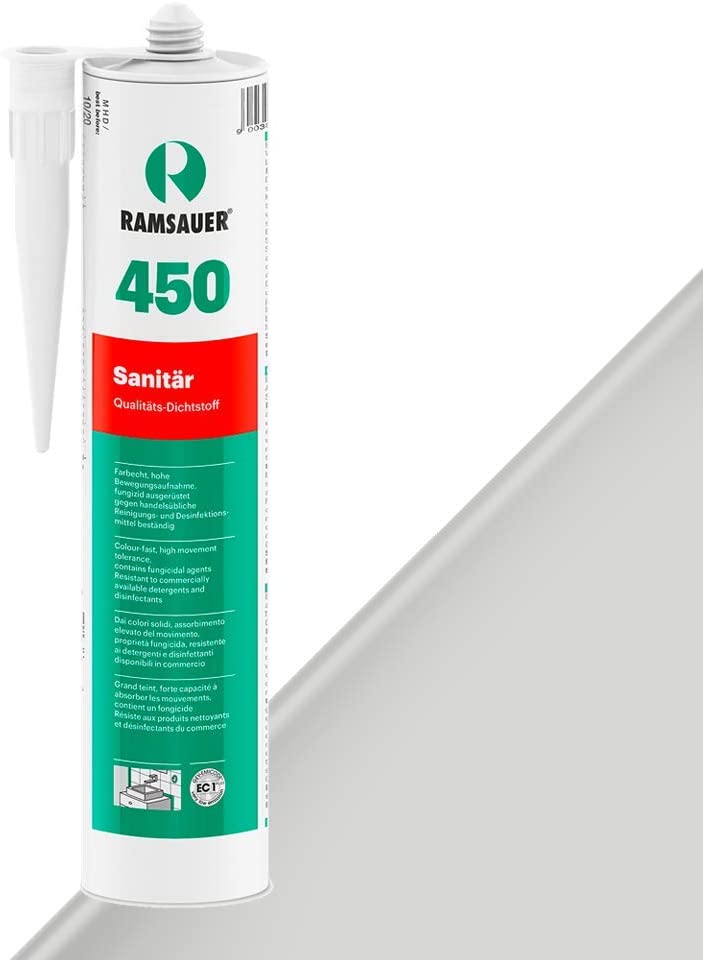 Ramsauer Sanitary 450, 310 ml, cinza prateado Ramsauer Sanitary 450, 310 ml, cinza prateado