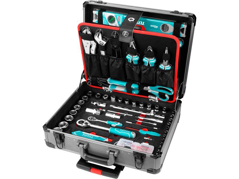 Total Ferramentas, conjunto de 147 pcs Total Ferramentas, conjunto de 147 pcs
