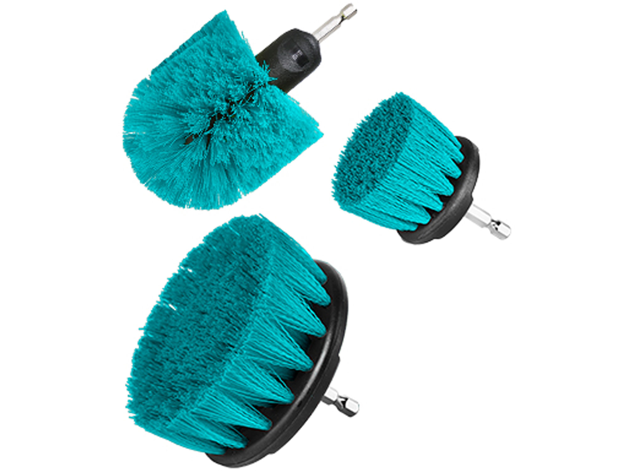 Conjunto de 3 escovas de limpeza, Industrial Conjunto de 3 escovas de limpeza, Industrial