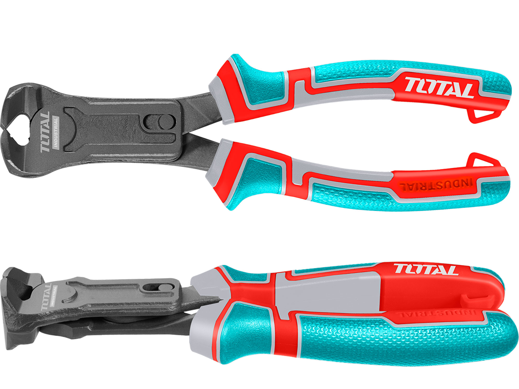 Total Alicate de corte com tração dianteira, industrial, 215 mm, CrV Total Alicate de corte com tração dianteira, industrial, 215 mm, CrV