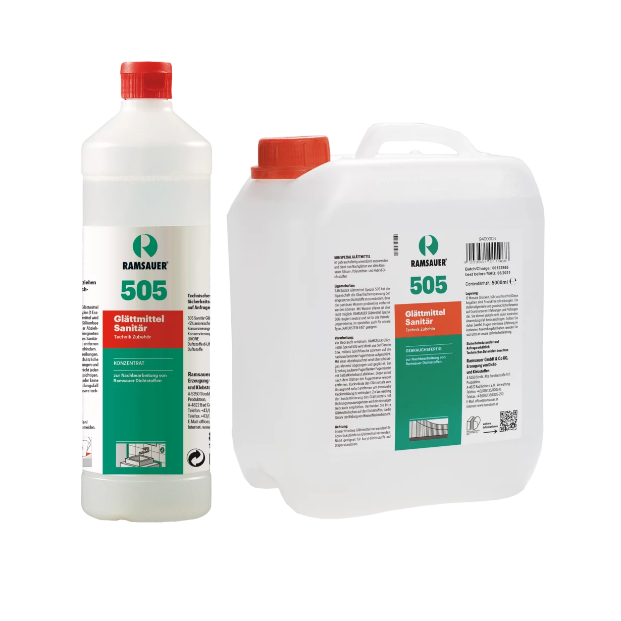 Ramsauer 505 Agente de alisamento sanitário 1000 ml Ramsauer 505 Agente de alisamento sanitário 1000 ml