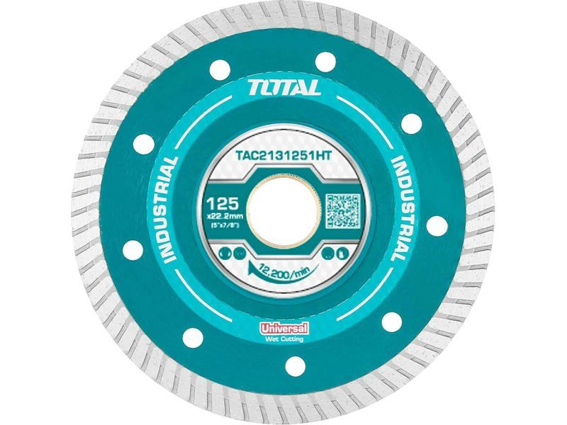 Disco de corte de diamante ultrafino, 125 mm, universal, industrial Disco de corte de diamante ultrafino, 125 mm, universal, industrial