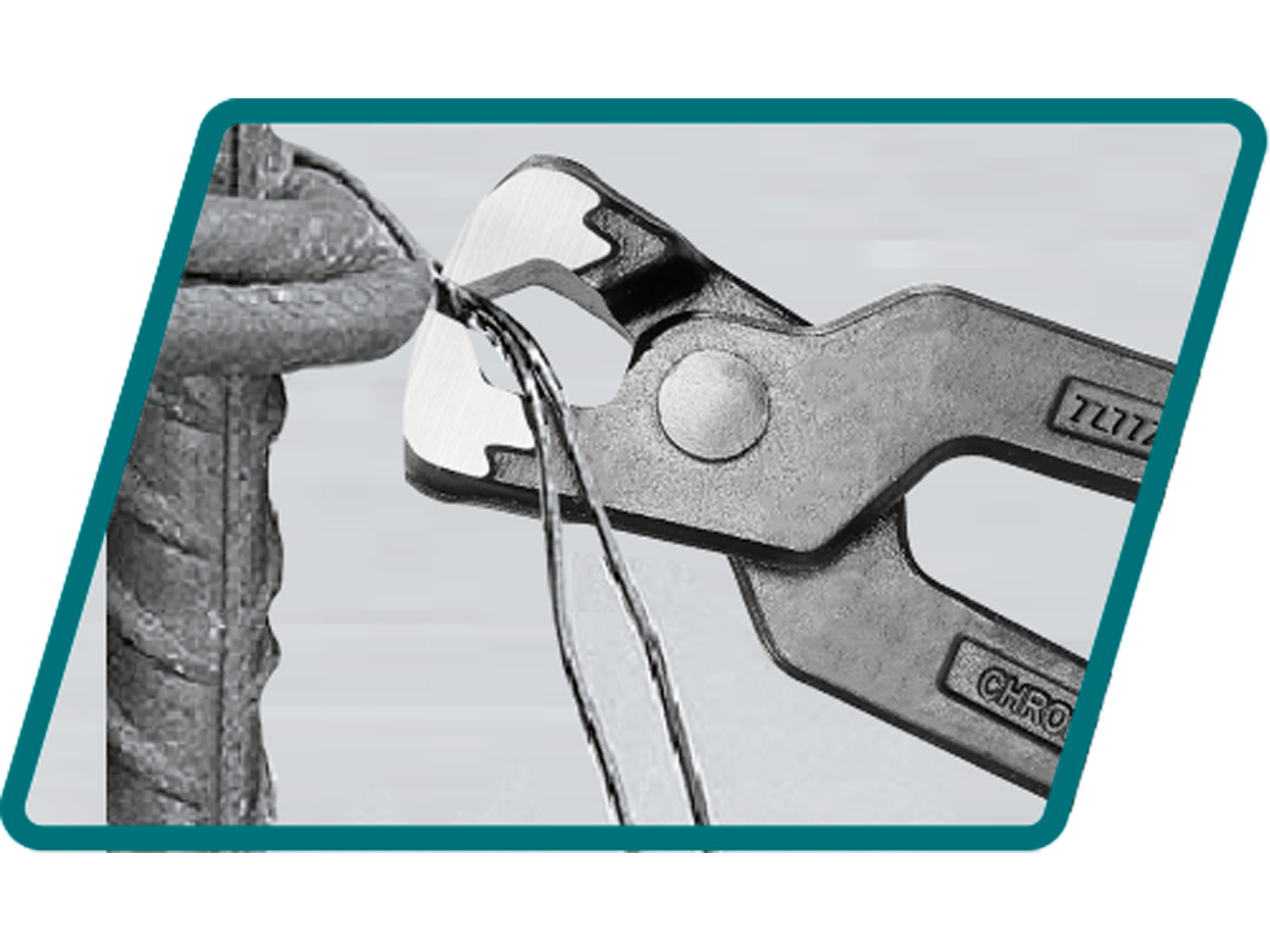 Total Alicate de cravar, com isolamento, industrial, 228 mm, CrV Total Alicate de cravar, com isolamento, industrial, 228 mm, CrV