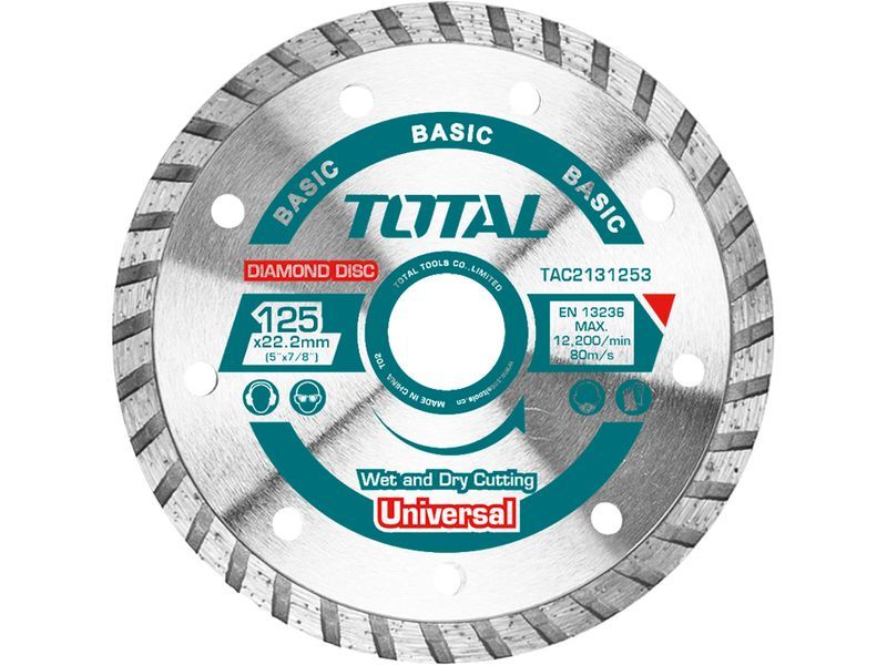Disco de corte de diamante, Turbo, corte a seco e húmido Disco de corte de diamante, Turbo, corte a seco e húmido