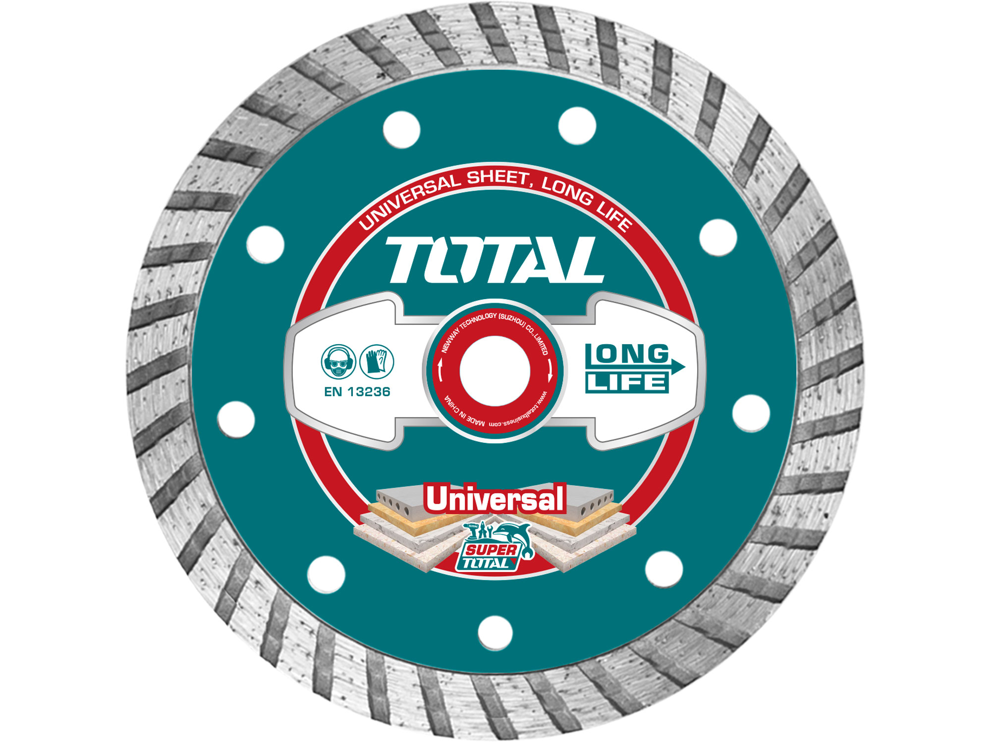 Disco de corte de diamante, turbo, corte a seco e húmido Disco de corte de diamante, turbo, corte a seco e húmido