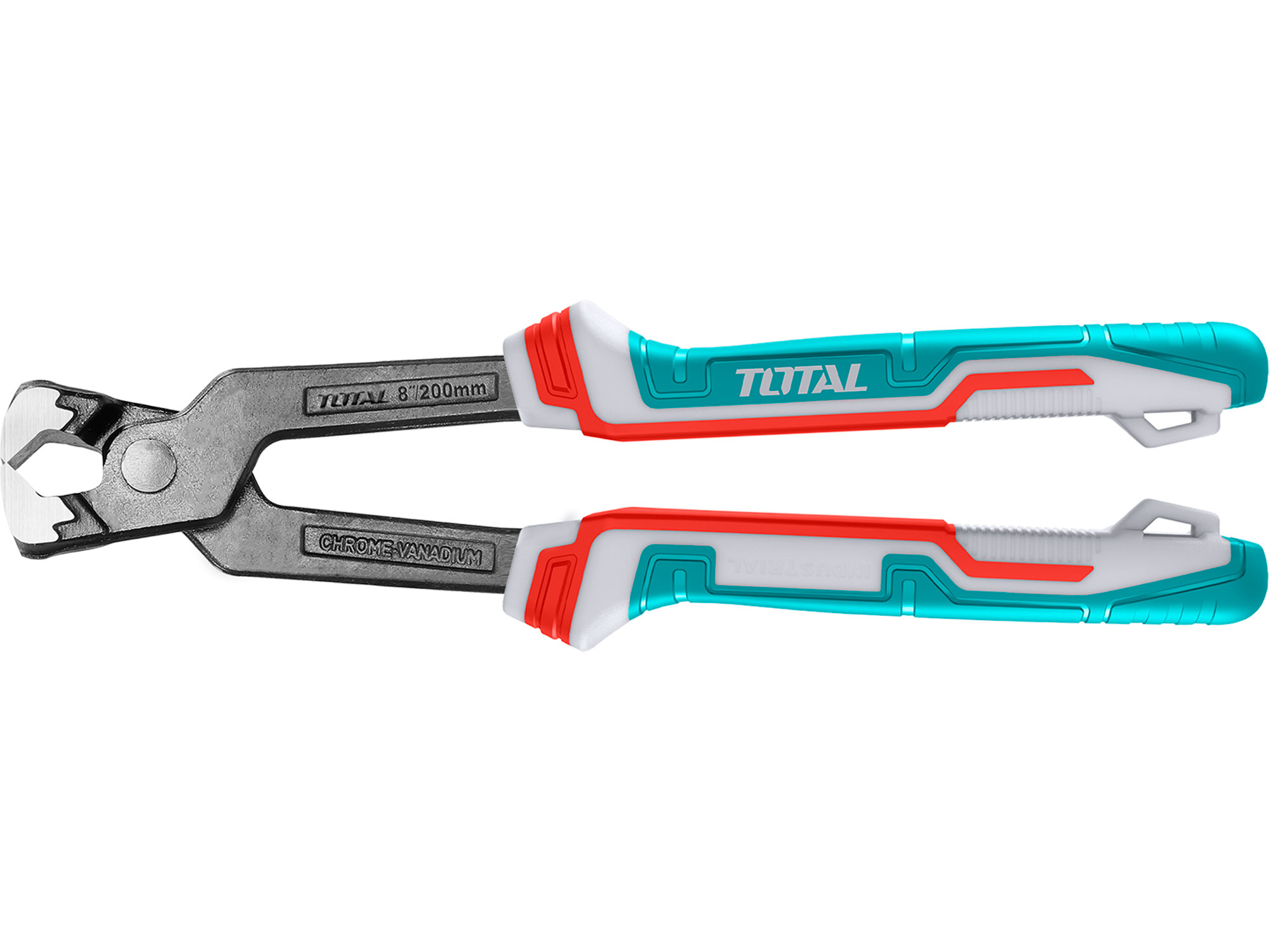 Total Alicate de cravar, com isolamento, industrial, 200 mm, CrV