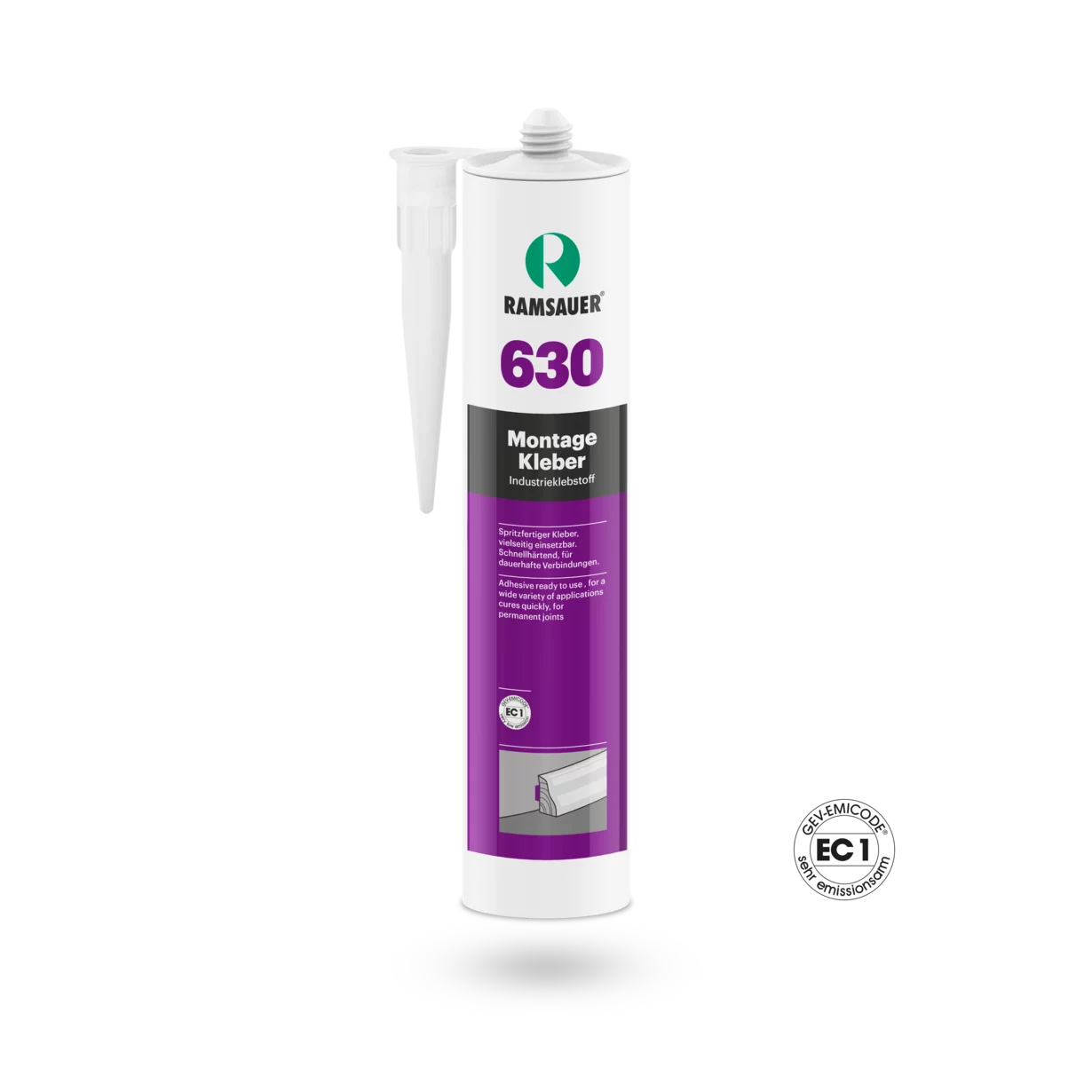 Ramsauer 630 Adesivo de montagem, branco, 310 ml Ramsauer 630 Adesivo de montagem, branco, 310 ml