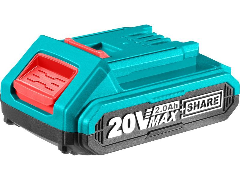 Total Bateria recarregável 20V, Li-Ion, 2000mAh Total Bateria recarregável 20V, Li-Ion, 2000mAh