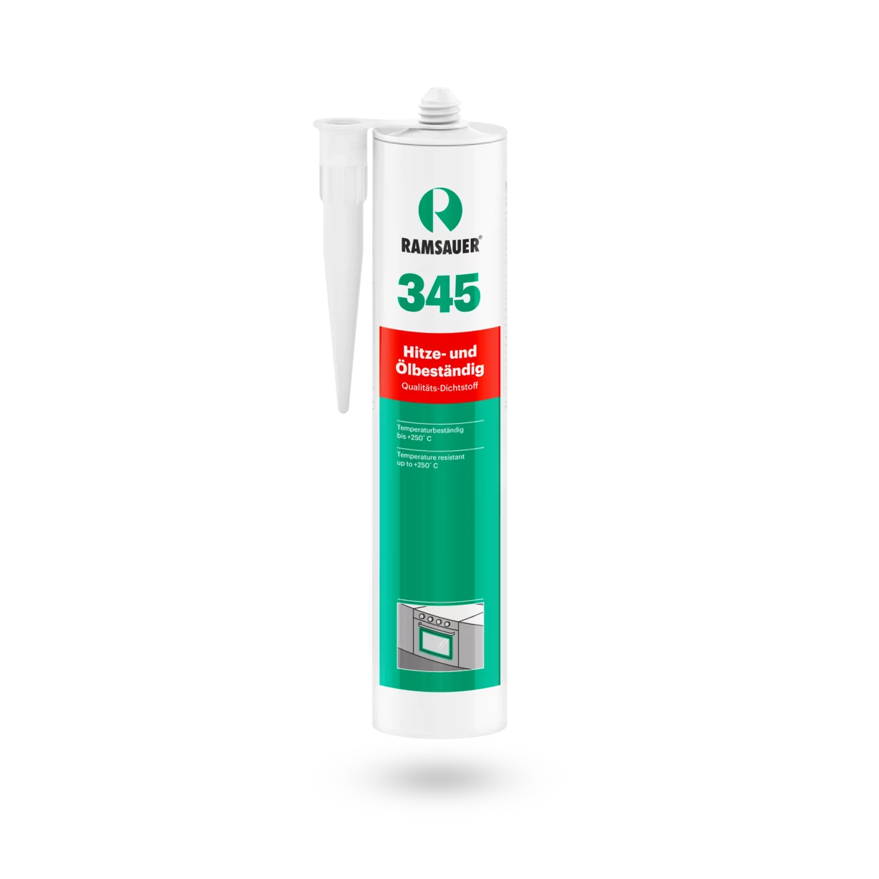 Ramsauer 345 Resistente ao calor e ao óleo, 310 ml, preto Ramsauer 345 Resistente ao calor e ao óleo, 310 ml, preto