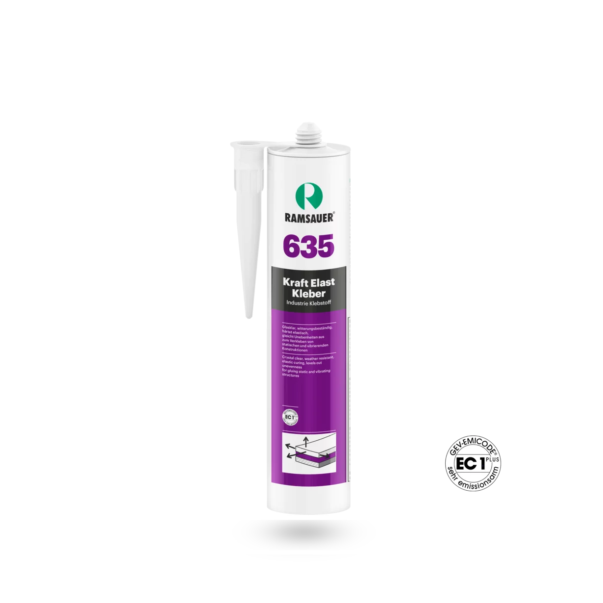 Adesivo Kraft Elast Ramsauer 635, cristalino, 290 ml Adesivo Kraft Elast Ramsauer 635, cristalino, 290 ml