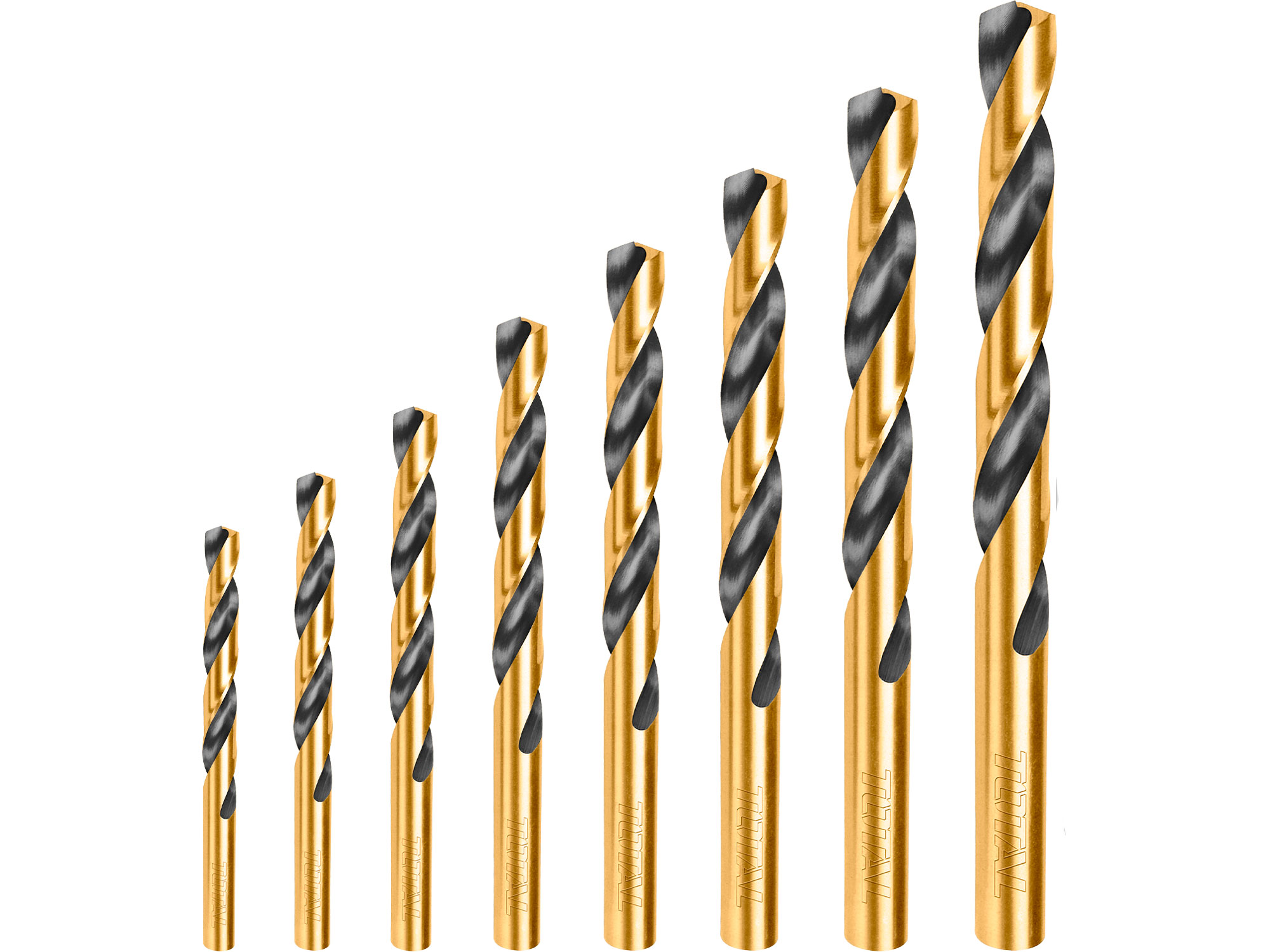 Brocas para metal, conjunto de 8 HSS Brocas para metal, conjunto de 8 HSS